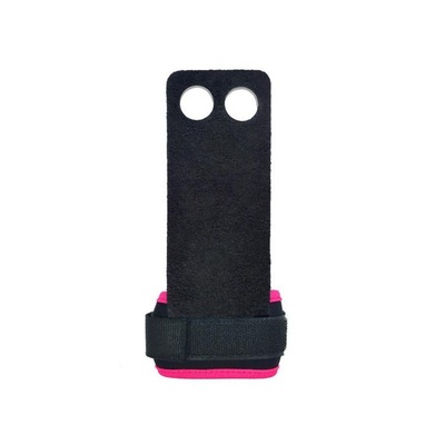 Hand Grip NC Extreme Pull Up em Couro Protetor Palmar 2 Furos - Adulto - Foto 2