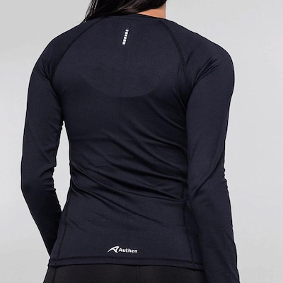 Camiseta Manga Longa Authen Signature  Main Anti-odor - Feminina - Foto 2