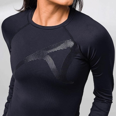 Camiseta Manga Longa Authen Signature  Main Anti-odor - Feminina - Foto 3