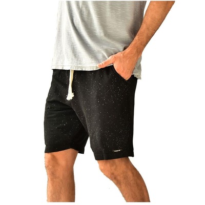 Bermuda de Moletom Brohood Respingos - Masculina - Foto 3