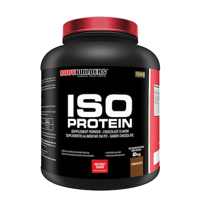 Whey Protein Isolado Bodybuilders Iso Protein Foods - Chocolate - 2kg - Foto 1