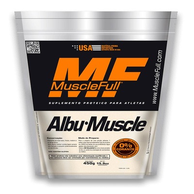 Albumina Albu-Muscle MuscleFull - 450g - Foto 1