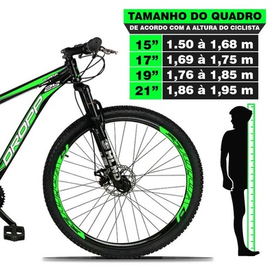 Mountain Bike Dropp Alumínio - Aro 29 - Freio à Disco Mecânico - 21 Marchas - Foto 6