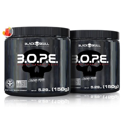 2x Pré Treino Black Skull BOPE - Limão - 150g - Foto 1