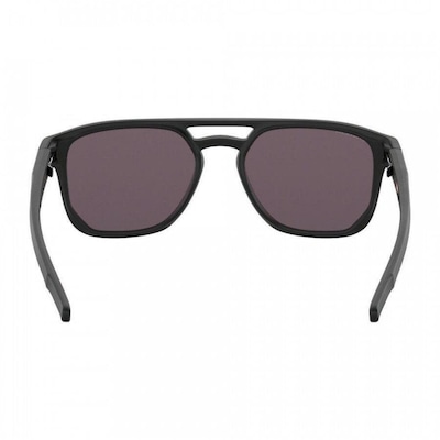 Óculos de Sol Oakley Latch Beta Matte Black Prizm Grey - Unissex - Foto 4