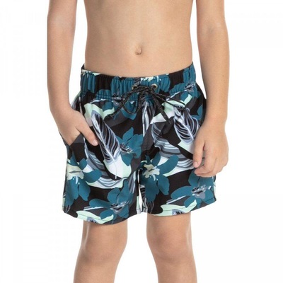 Bermuda Live! Summer Time Folhas - Infantil - Foto 1