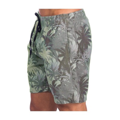 Bermuda Long Island Coqueiros Khaki - Masculina - Foto 3