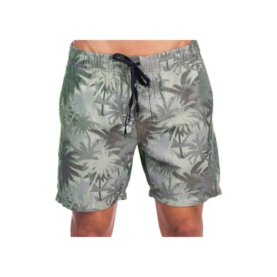Bermuda Long Island Coqueiros Khaki - Masculina - Foto 1