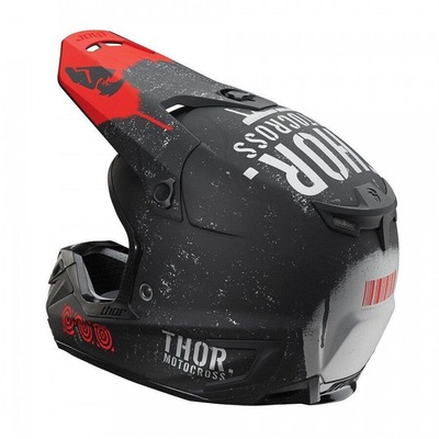Capacete de Motocross Thor Verge Object - Adulto - Foto 2