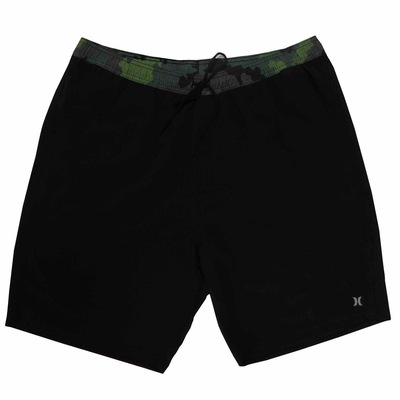Bermuda Hurley Camo Oversize Hunter Black - Masculina - Foto 1