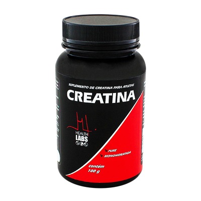 Creatina Monohidratada Health Labs - 100g - Foto 1