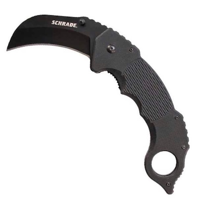 Canivete de Camping Schrade Karambit Com Tala em G10 - Foto 1