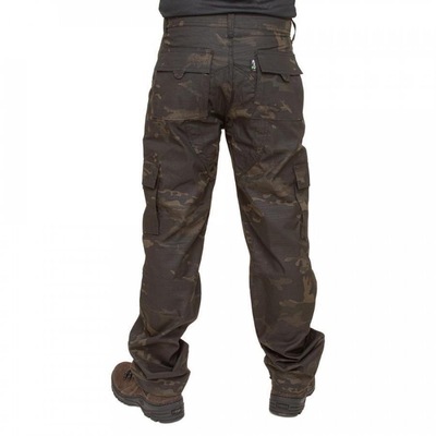 Calça Tática Fox Boy 6 Bolsos em Rip Stop Multicam Black - Masculina - Foto 2