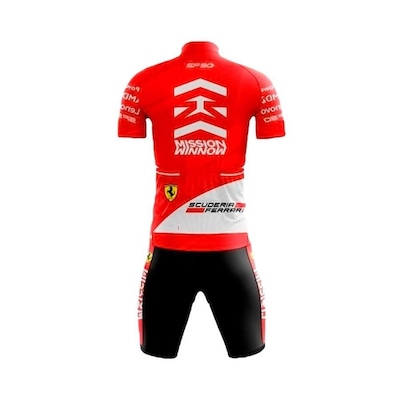 Conjunto de Ciclismo GPX Sports: Bermuda + Camisa Pro Tour Ferrari - Adulto - Foto 2