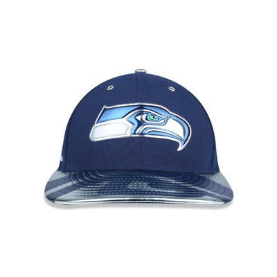 Boné Aba Reta New Era 5950 Seattle Seahawks NFL 38976 - Fechado - Adulto - Foto 2