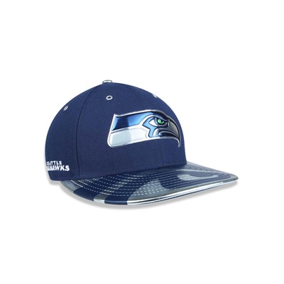 Boné Aba Reta New Era 5950 Seattle Seahawks NFL 38976 - Fechado - Adulto - Foto 3