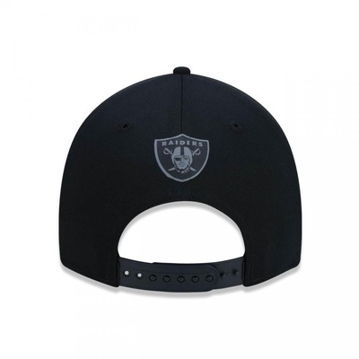 Boné Aba Curva New Era 9Fifty Stretch Snap NFL Oakland Raiders Monotone Puff - Snapback - Adulto - Foto 4