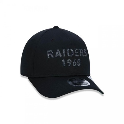 Boné Aba Curva New Era 9Fifty Stretch Snap NFL Oakland Raiders Monotone Puff - Snapback - Adulto - Foto 6