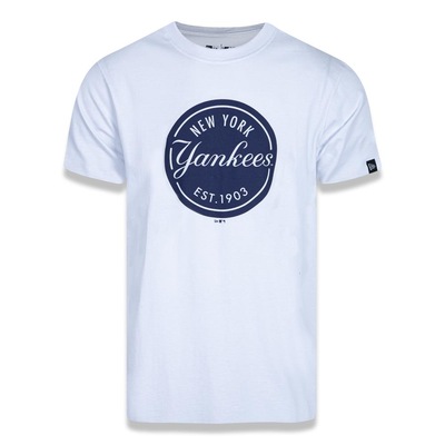 Camiseta New Era MLB New York Yankees Essentials Est 1903 - Masculina - Foto 1