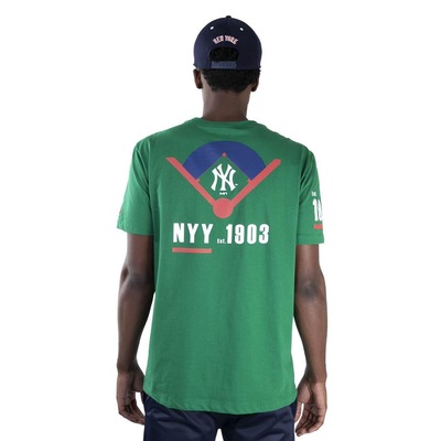 Camiseta New Era MLB New York Yankees Fresh Field - Masculina - Foto 2
