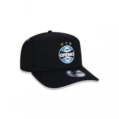 Boné Aba Curva New Era 9Forty A-Frame Grêmio Futebol - Snapback - Adulto - Foto 3