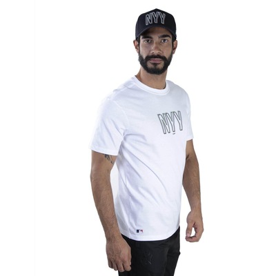 Camiseta New Era MLB New York Yankees Outline Dimension - Masculina - Foto 3