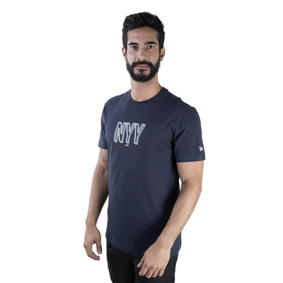 Camiseta New Era MLB New York Yankees Outline Dimension - Masculina - Foto 3