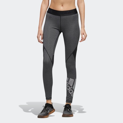 Calça Legging adidas Alphaskin Badge of Sport - Feminina - Foto 3