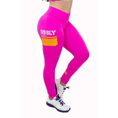 Calça Legging Cós Transpassado Fitness Soly Brasil - Feminina - Foto 1
