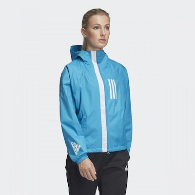 Jaqueta Corta Vento com Capuz adidas ID - Feminina - Foto 5