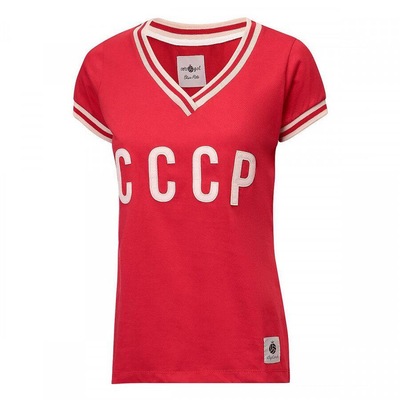 Camisa CCCP Retrô Gol União Soviética - Feminina - Foto 1