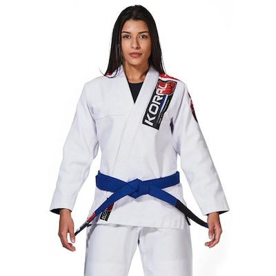 Kimono Jiu-Jitsu Koral New MKM Harmonik - Feminino - Foto 2