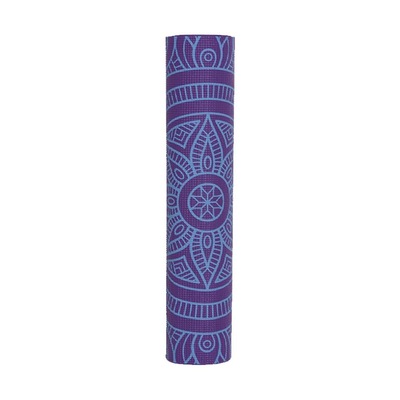 Tapete Yoga Yangfit Mat Pilates PVC Ecológico Estampado - 5mm - Foto 3