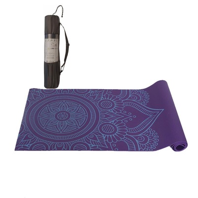 Tapete Yoga Yangfit Mat Pilates PVC Ecológico Estampado - 5mm - Foto 1