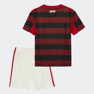 Kit de Futebol Flamengo adidas 1: Camisa + Calção - Infantil - Foto 2