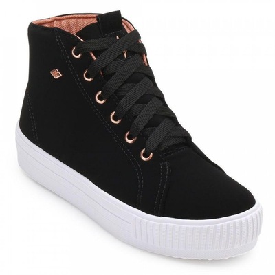Tênis Flatform Cano Alto Nesk NS19 - Feminino - Foto 1