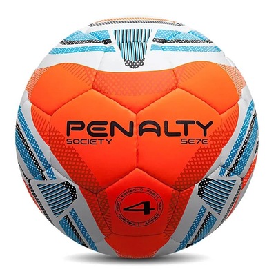 Bola de Futebol Society Penalty SE7E n4 IX com Costura - Infantil - Foto 1