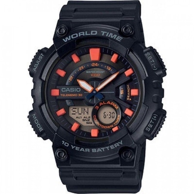 Relógio Digital Analógico Casio Standard AEQ-110W-1A2VDF - Masculino - Foto 1