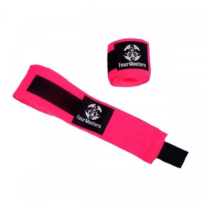 KIT Four Masters com 2 Bandagens Elasticas Artes Marciais Boxe Muay-Thai  - Adulto - Foto 2