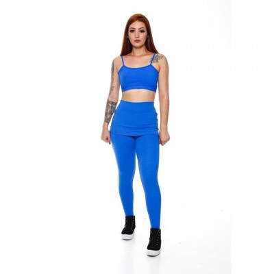 Calça Legging Miss Blessed com Saia Sobreposta 1 - Feminina - Foto 3