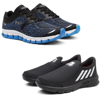 Kit 2 Tênis Polo Confortável - Masculino - Foto 1