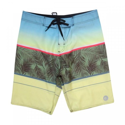 Bermuda Boardshort Web Surf Shop  Waves Hibiscus - Masculina - Foto 1