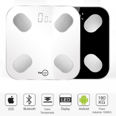 Balança Digital FlexInter Fit Smart Corporal com Bioimpedância APP Android e IOS - Foto 2