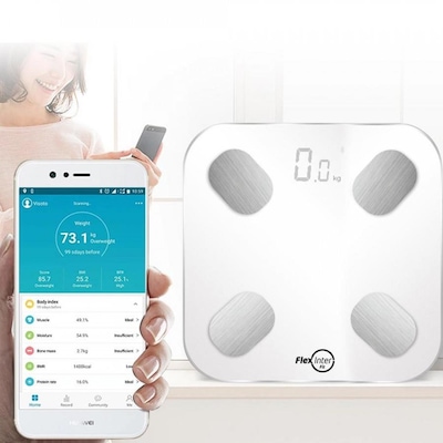 Balança Digital FlexInter Fit Smart Corporal com Bioimpedância APP Android e IOS - Foto 3