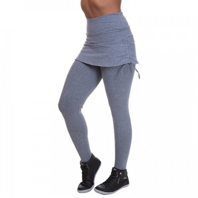 Calça Legging Miss Blessed Com Saia Sobreposta - Feminina - Foto 1