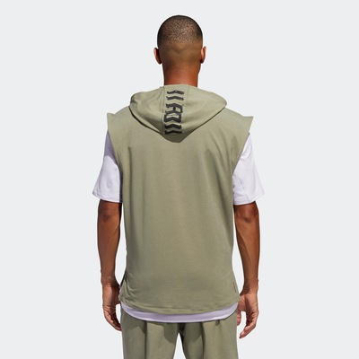 Camiseta Regata com Capuz adidas TKO - Masculina - Foto 6