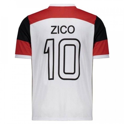 Camisa do Flamengo Braziline Zico Retrô 81 - Masculina - Foto 3