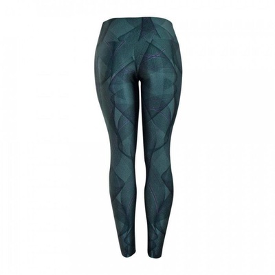 Calça Legging Luasal Estampada Cintura Alta Fitness Casual - Feminina - Foto 2