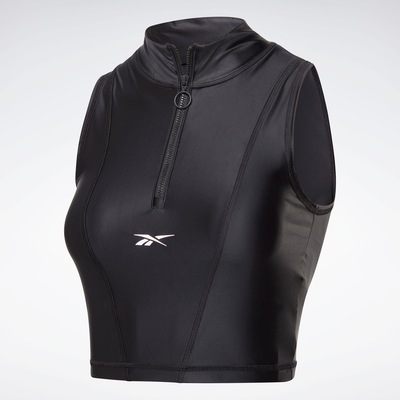 Top Cropped Fitness Reebok Alta Intensidade Studio - Adulto - Foto 6