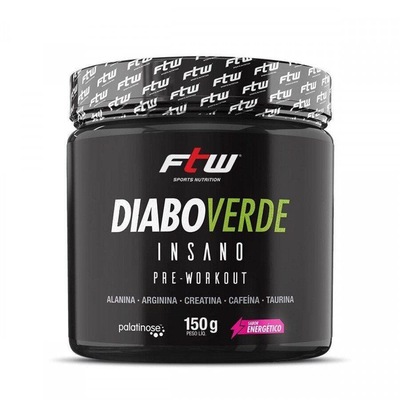 Pré Treino Diabo Verde FTW Insano - Sabor Energético - 150g - Foto 1